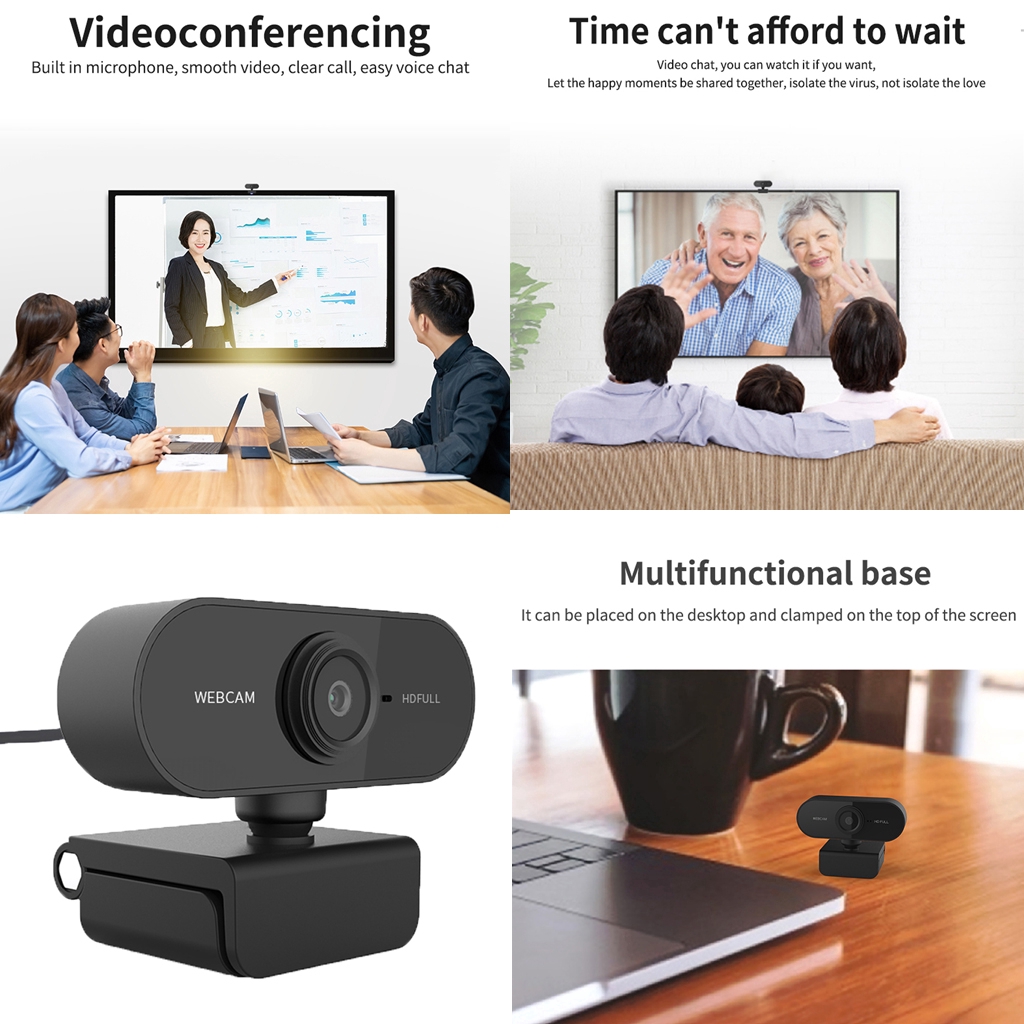 Webcam để bàn thu hình cho máy tính/TV HD 1920*1080 rõ nét chân thực | BigBuy360 - bigbuy360.vn