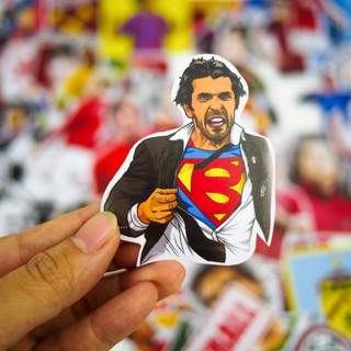 Set 100 Sticker hình dán bóng đá | hàng thương hiệu