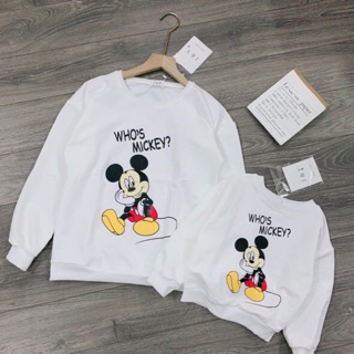 Combo áo đôi mẹ và bé mickey (1 mẹ+1 bé)
