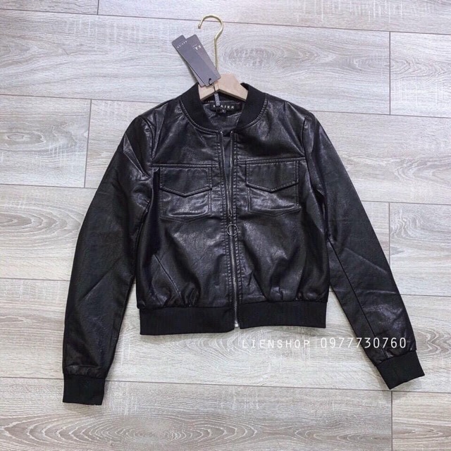 ÁO KHOÁC DA BOMBER TÚI HỘP | BigBuy360 - bigbuy360.vn