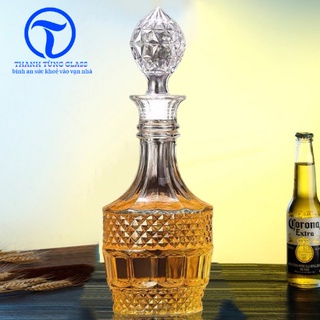 Chai Đựng Rượu Thuỷ Tinh Cao Cấp 800ML