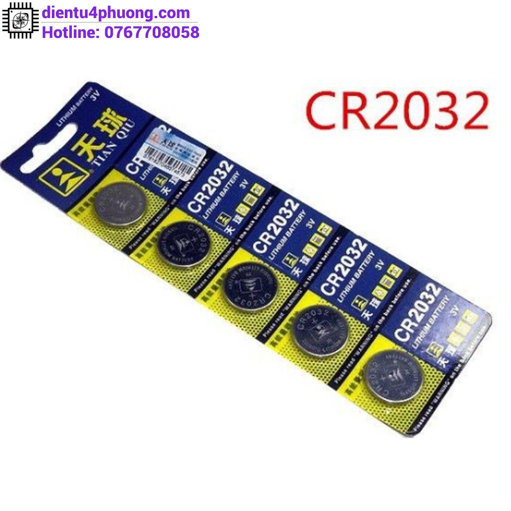 Pin CR2032 (vỉ 5 viên)