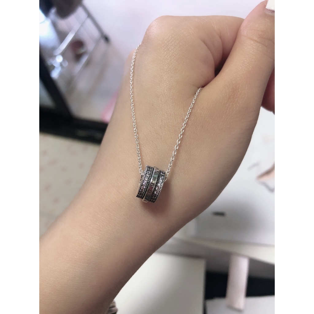 Trang phục trang sức tự làm vòng cổ  Pavé Line đi kèm hộp quà tinh tế