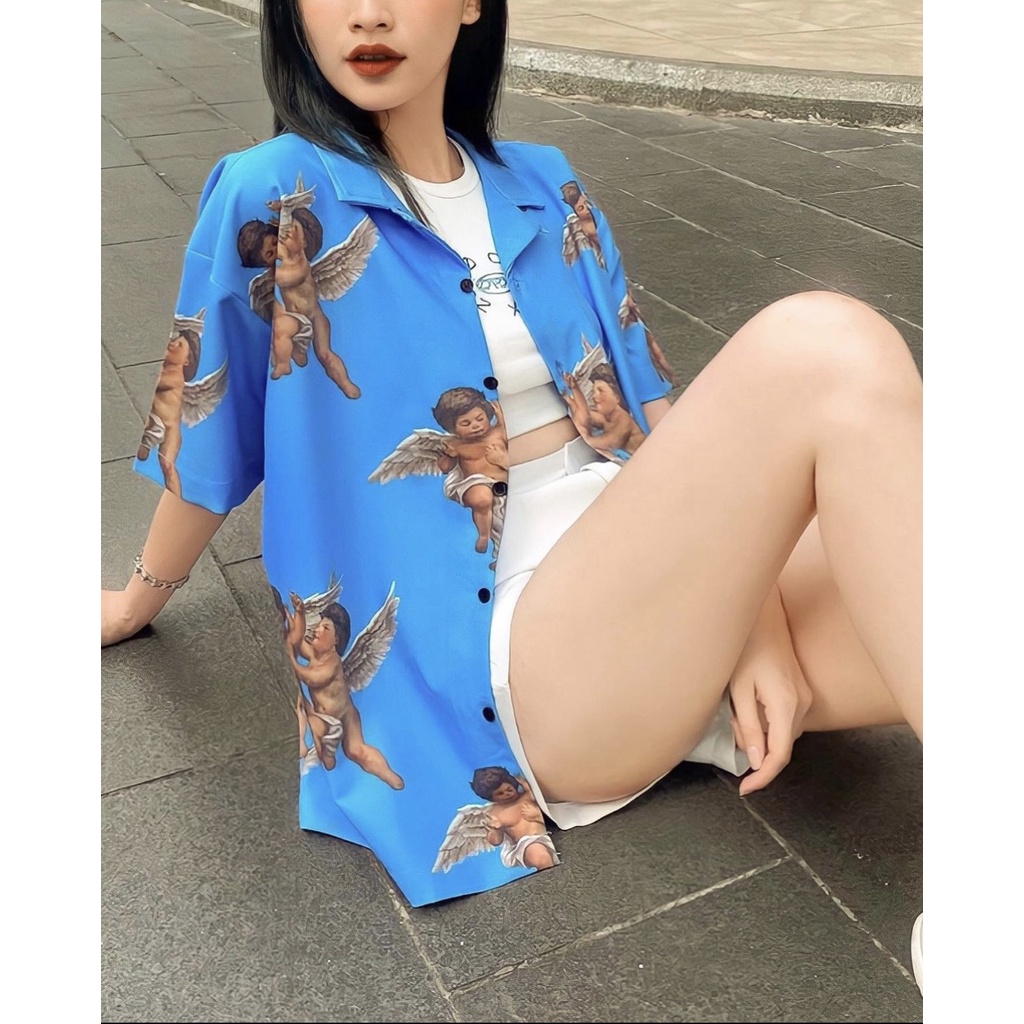 [FULLTAG CHÍNH HÃNG] Áo Sơmi BOBUI 2 ANGELS FULLTAG | Sơ Mi Lụa Mềm CNK 100% | CHUẨN CAO CẤP 1:1 LOCAL BRAND