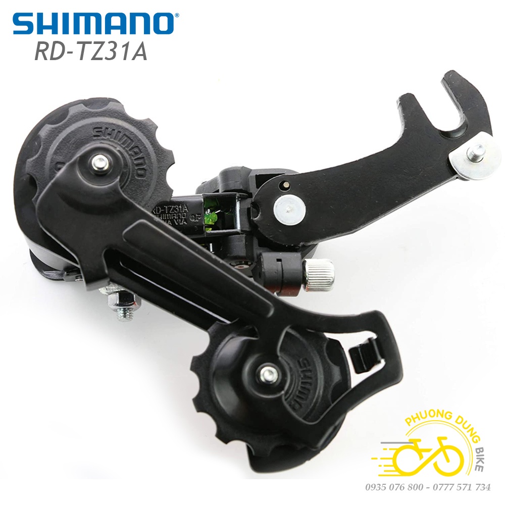 Củ cùi đề sau xe đạp SHIMANO RD-TZ31A 5-6-7 Speed (Kiểu Móc) - Hàng chính Hãng