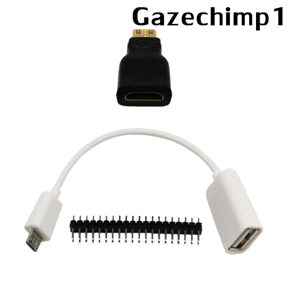 Cáp Chuyển Đổi Mini-Hdmi Đầu Đực Sang Hdmi + Micro Usb + Gpio Cho Raspberry Pi Zero