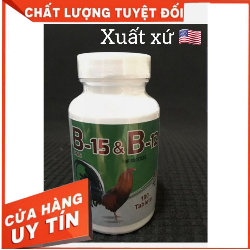 B15&b12 Thuốc bổ nuôi cho gà đá