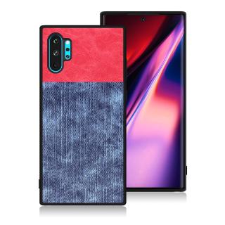 For Samsung Galaxy Note 10 Case Luxury Soft TPU edge+Cloth texture protective Back Cover Case