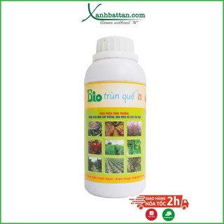 Dịch trùn quế hữu cơ Bio 01 kích chồi và lá cho cây trồng 500 ml