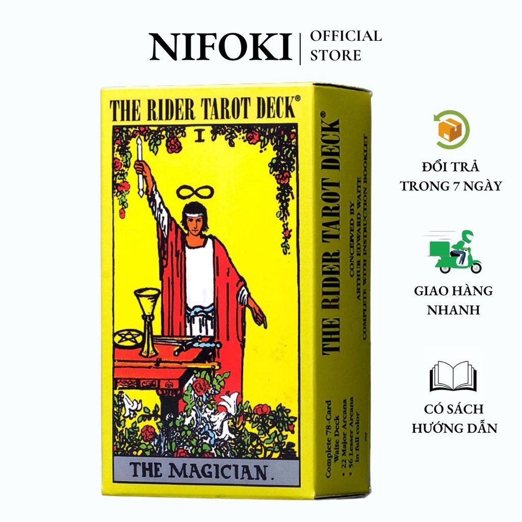 Bộ Bài The Rider Waite Tarot Deck The Magician Nifoki C1