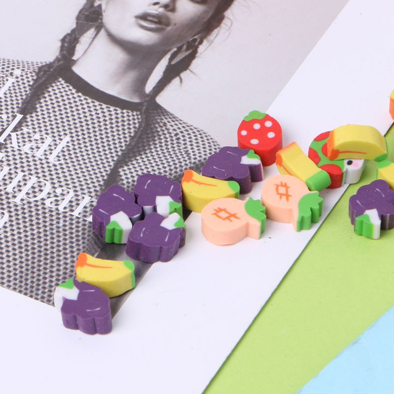 Set 50 Cục Tẩy Hình Trái Cây Sáng Tạo Cho Bé