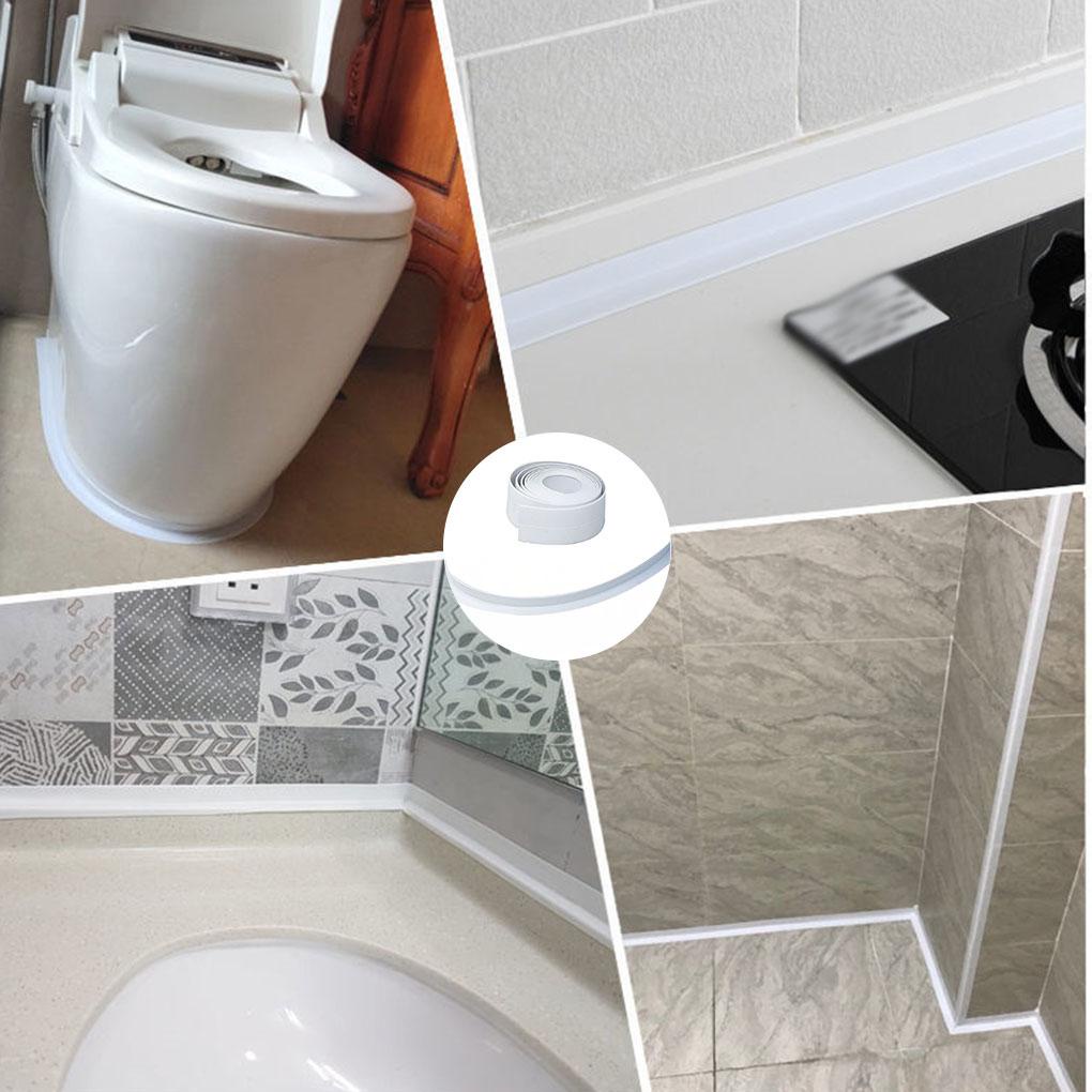 Cuộn Băng Keo Dán Viền Bồn Rửa Nhà Bếp / Nhà Tắm Chống Thấm Nước Linh Hoạt