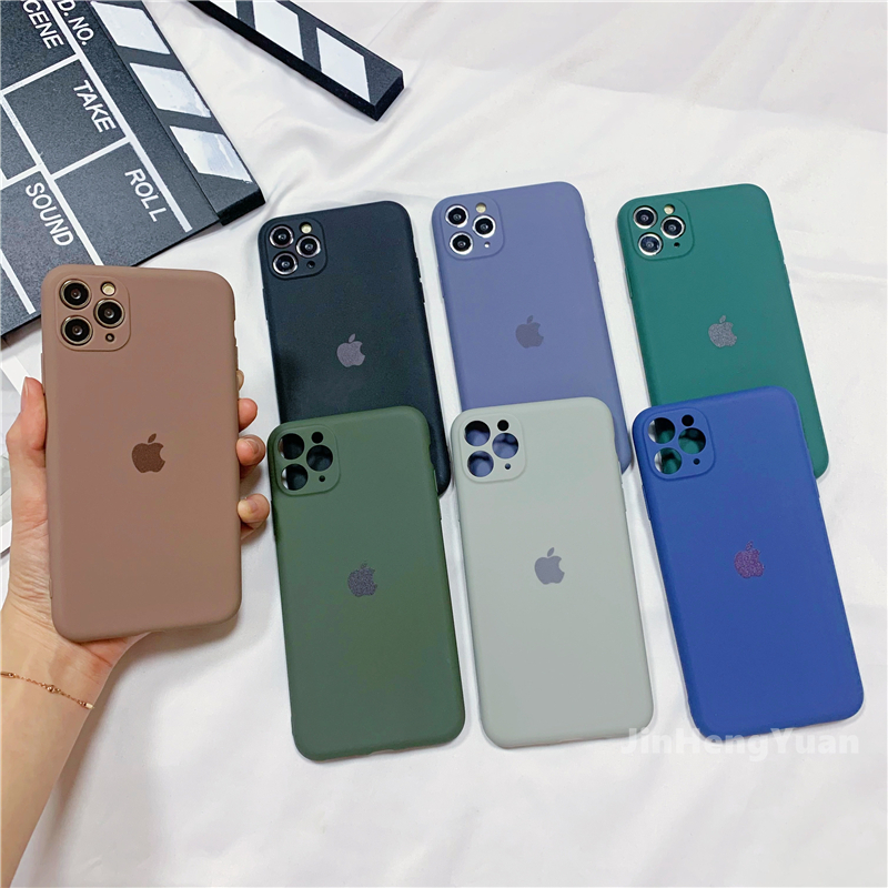 Ốp điện thoại silicon mềm thời trang bảo vệ toàn diện cho iPhone 11 12 Pro MAX 7 8 Plus X Xr MAX 12Mini | BigBuy360 - bigbuy360.vn