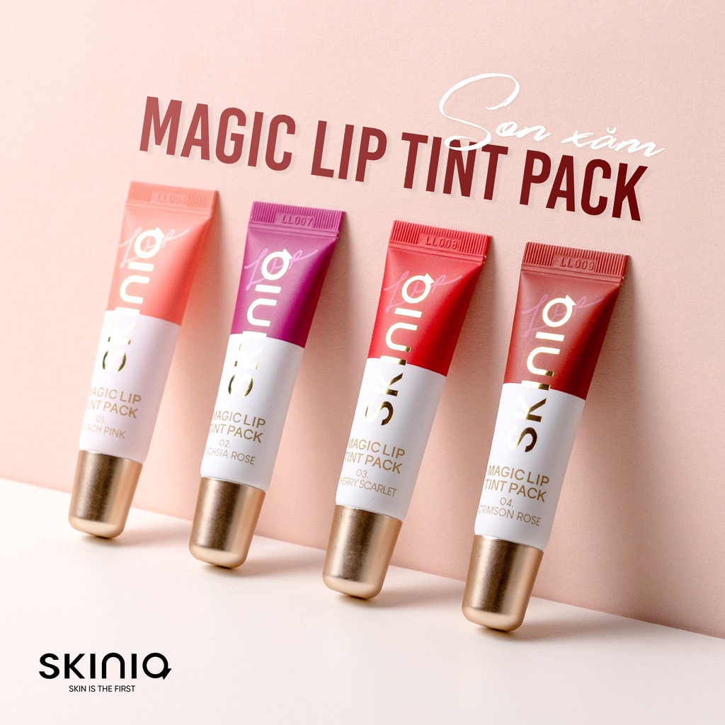 Son xăm Môi SKINIA MAGIC LIP TINT PACK lâu trôi an toàn cho môi_ Hàng chính hãng Hàn Quốc