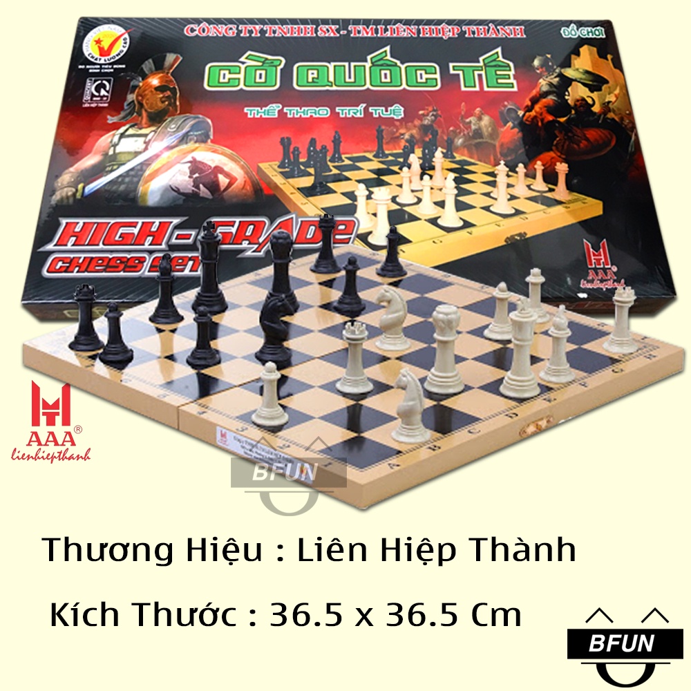 Bộ Cờ Vua Nam Châm/ Không Nam Châm Quốc Tế Nhựa / Gỗ ĐỦ LOẠI- Bàn Cờ Vua Nhựa LOẠI LỚN,LOẠI VỪA- Đồ chơi Thông Minh BFUN