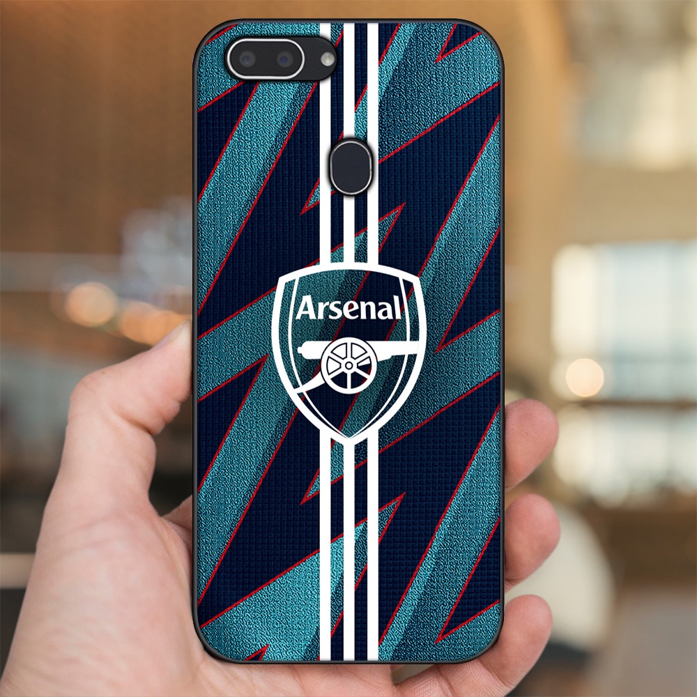 Ốp lưng Realme 2 viền đen in hình Arsenal FC