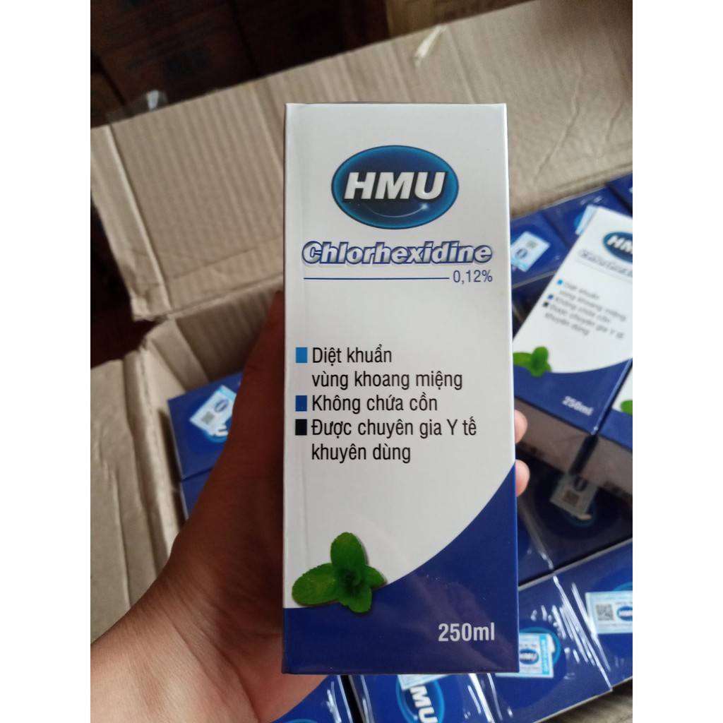 Nước súc miệng HMU Chlorhexidine 0.12%