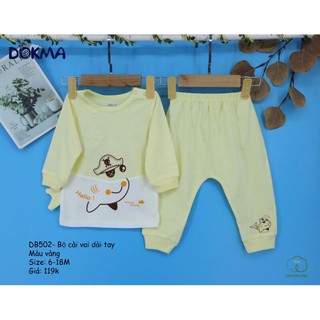 Bộ sơ sinh dài tay Dokma