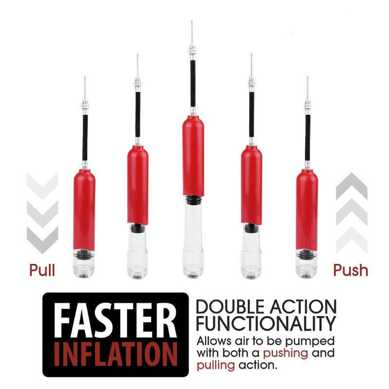 Dụng Cụ Bơm Hơi Mini Chuyên Dụng Cho Tập Luyện Bóng Đá / Bóng Chuyền