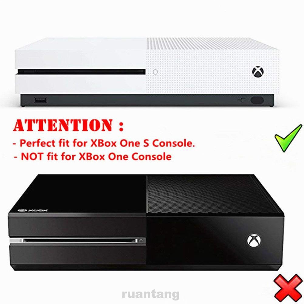 Vertical Stand Cooling Vents Non-slip Feet Game Console Space Saving Bracket Base Secure Black ABS For Xbox One S