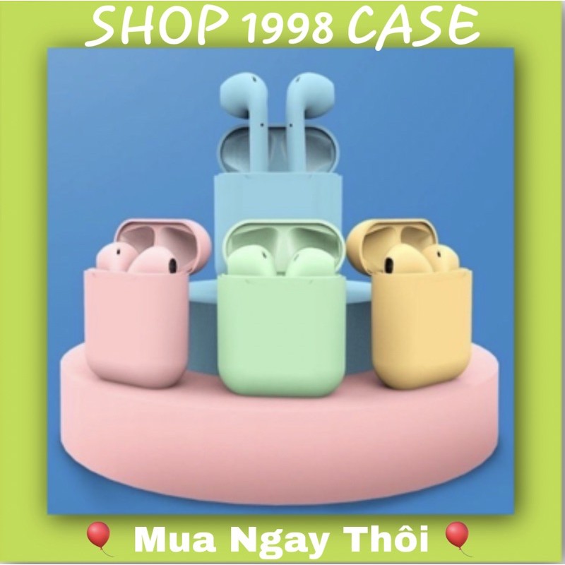 Tai Nge Bluetooth i12 TWS Nhét Tai  không dây cho tất cả các dòng dt kết nối blutoth có mic chính hãng rẻ nhất | BigBuy360 - bigbuy360.vn