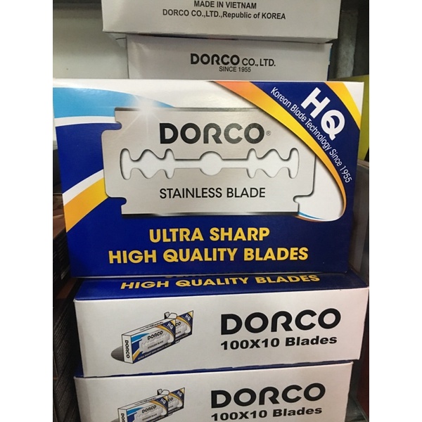 Dao tem dorco 1 cây to  (1000 luỡi , 10 bánh)