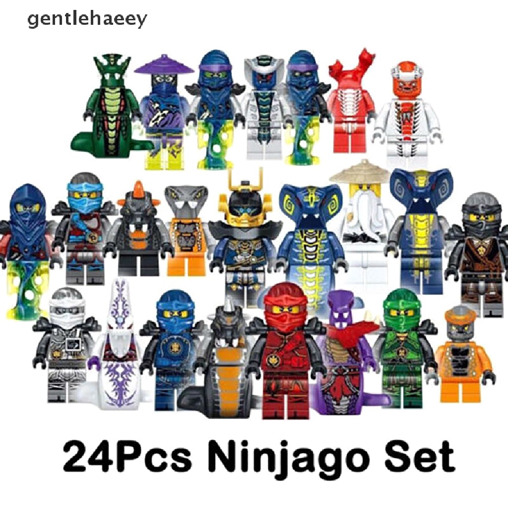 Bộ 24 Mô Hình Nhân Vật Ninjago Mini