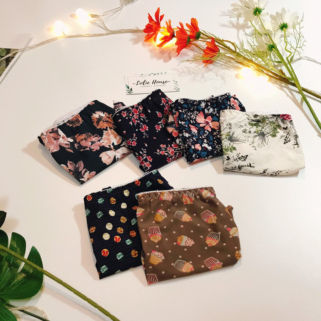 Quần lót thun lạnh ❤️ FREESHIP ❤️ Quần lót không viền họa tiết cute - Lolie House (Có ảnh thật) | BigBuy360 - bigbuy360.vn