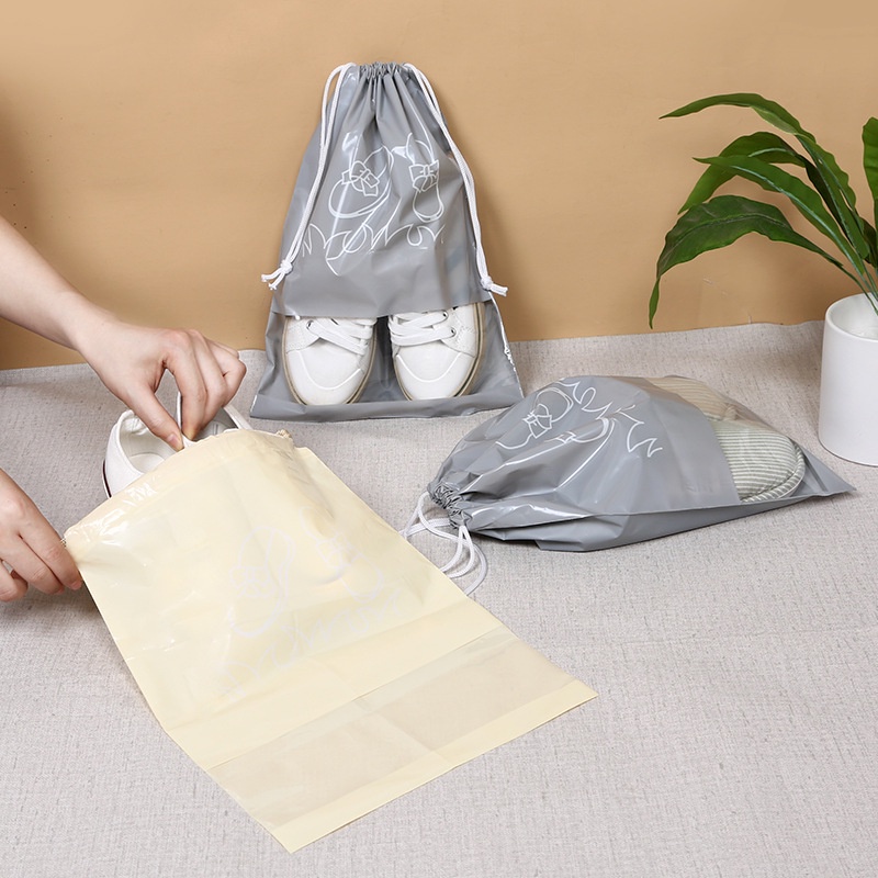 Túi Dây Rút Đựng Giày Trong Suốt Chống Nước Chống Bụi