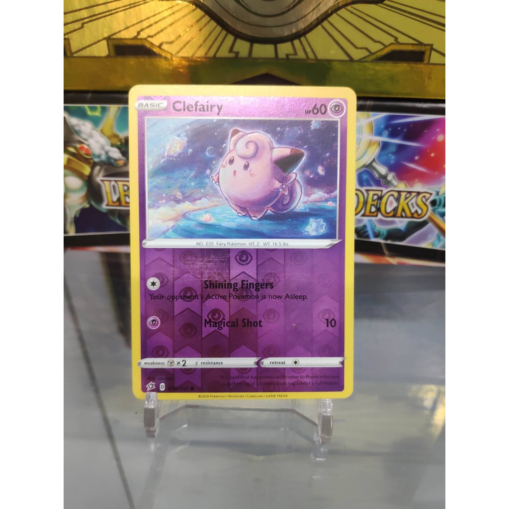 [ Dưa Hấu Yugioh ] Lá bài thẻ bài Pokemon Clefairy