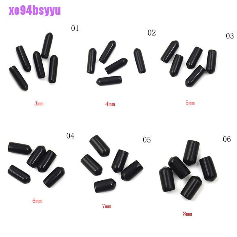 Set 20 Nắp Bọc Bảo Vệ Đầu Ống Bằng Cao Su Vinyl Xo94Bsyu