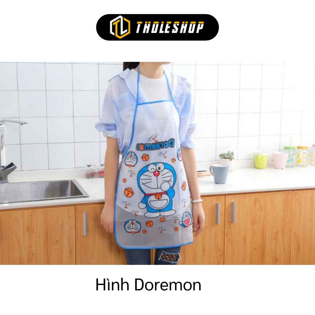 [SGD] Tạp Dề - Tạp Dề Nhà Bếp Chống Bám Bẩn Họa Tiết Hoạt Hình Đáng Yêu Dễ Gấp Gọn 3232