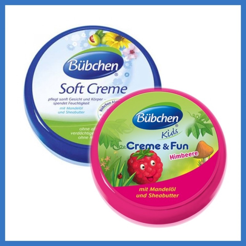 Kem bôi Dưỡng Nẻ mặt gót chân chống hăm cho bé Bubchen Soft Creme của Đức 20ml - mẹ bean bon