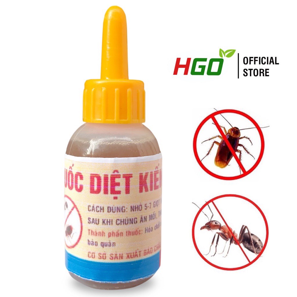 Thuốc diệt kiến - diệt gián sinh học HGO-KG hiệu quả 100% an toàn diệt tận gốc côn trùng, an toàn cho sức khỏe