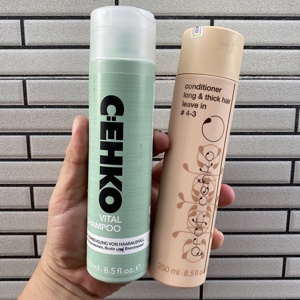 Dầu xả khô dưỡng ẩm cho tóc uốn Cehko Conditioner Long &amp; Thick Hair Leave In #4-3 250ml ( New 2021 )