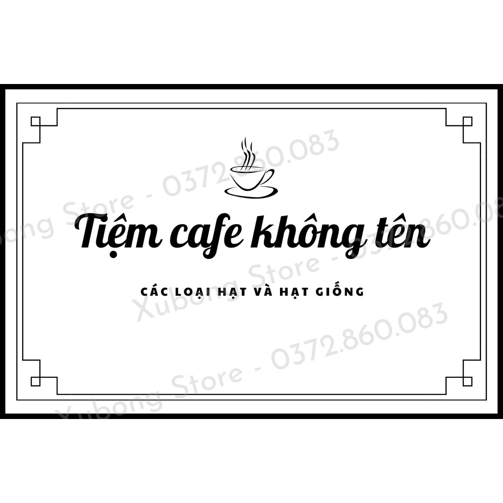 Nhãn Dán Trang Trí Sản phẩm -  Tem Vận Chuyển In Nhiệt A6 Theo Thông Tin Khách Gửi Có Keo Dán Sẵn