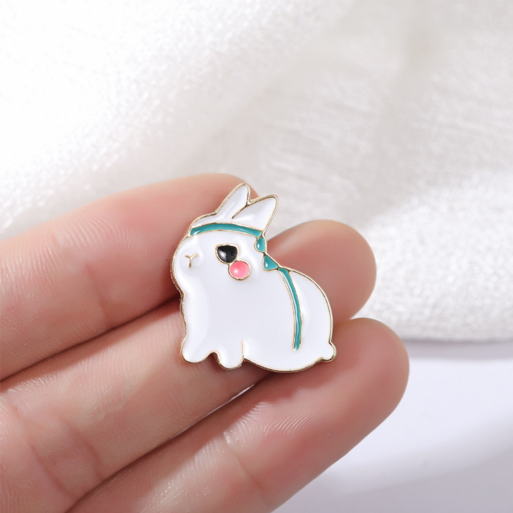 Ghim Cài Áo Hình Chú Thỏ Đa Dạng Dễ Thương Cho Nữ