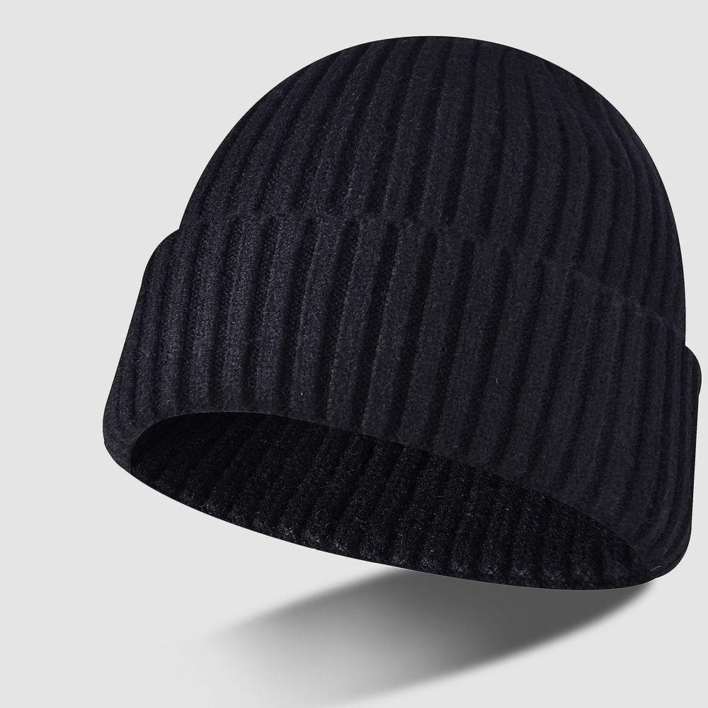 Mũ Beanie Dệt Kim Màu Trơn Dễ Thương Chất Lượng Cao Cho Bạn Gái