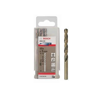 Mũi khoan sắt inox bosch $5.0 1 hộp 10 mũi