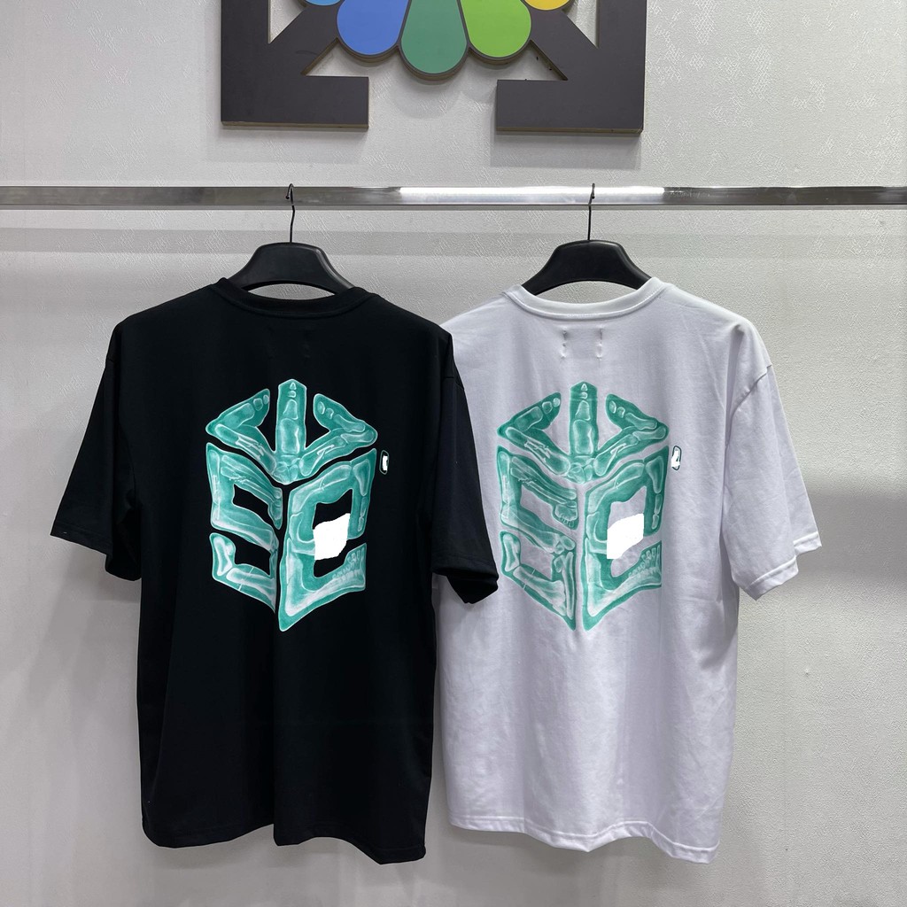 Áo thun unisex swe bone xương Có tag hãng áo thun tay lỡ nam nữ chất cotton