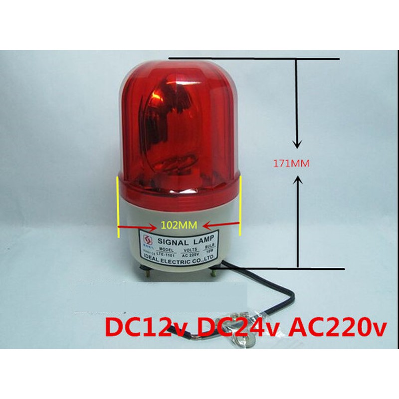 HOT Đèn xoay, đèn chớp nháy cảnh báo công trường 12V, 24V, 220V, Năng lượng mặt trời Hàng có sẵn - Sỉ lẻ toàn quốc