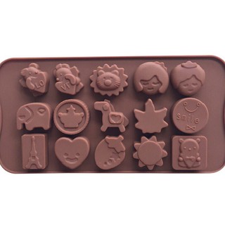 Khuôn Silicon Đổ Socola/Thạch/Đá/Kẹochipchip/Pudding Hình Valentin