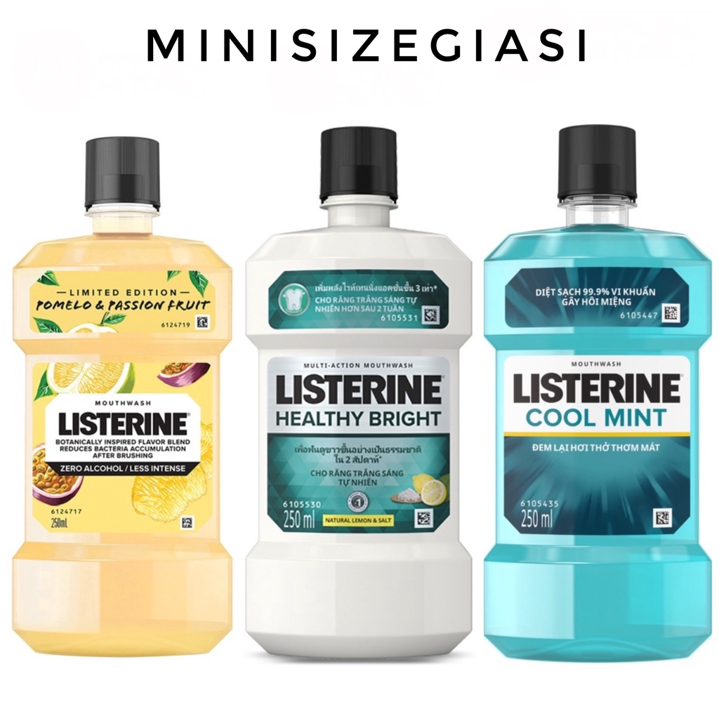 [Chính Hãng] Listerine Nước Súc Miệng Listerine 250ml