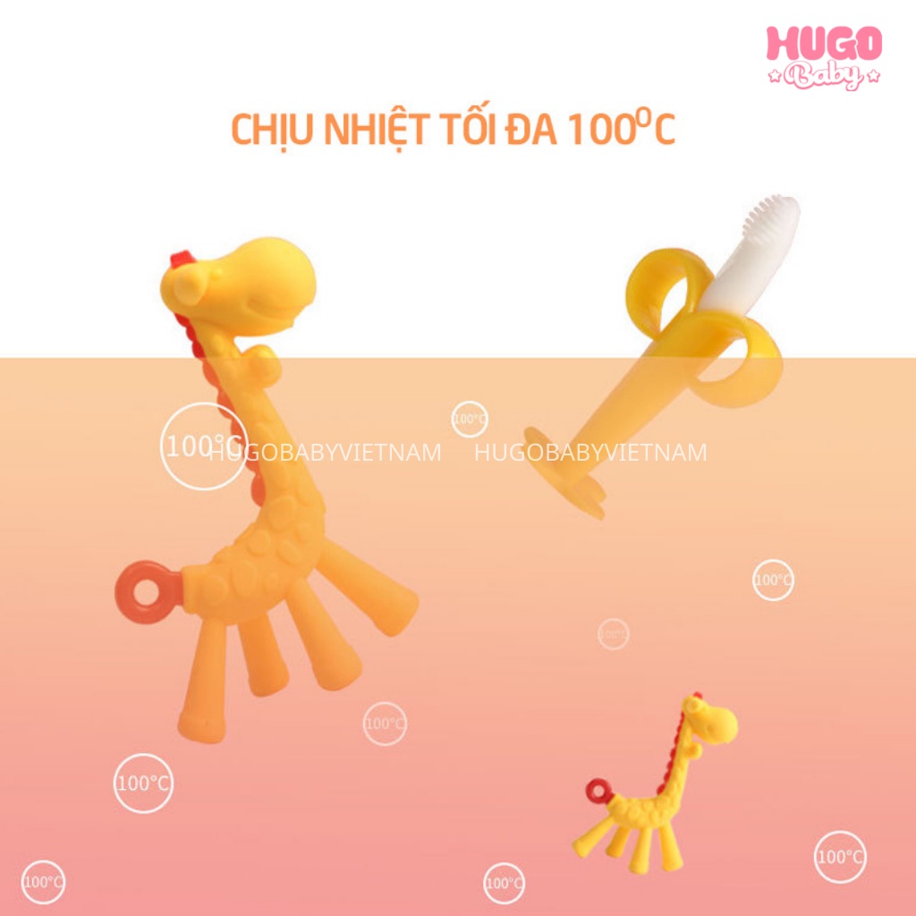 Gặm nướu cho bé Babuu Nhật bản - Hugo Baby.