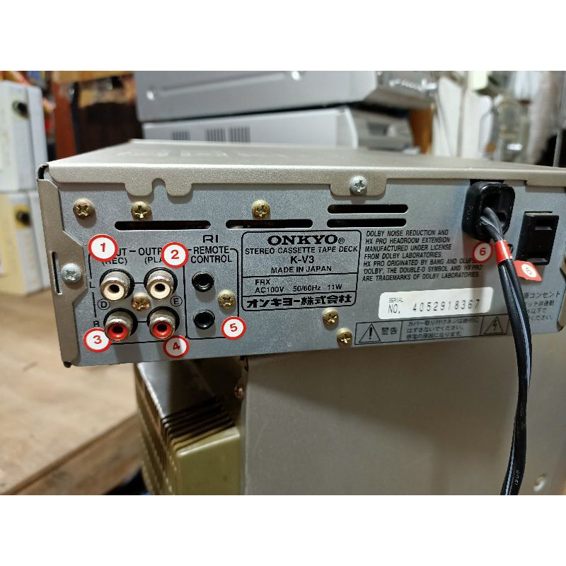 đầu deck cassette Onkyo K-V3