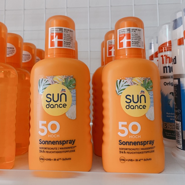 💥💥CHỐNG NẮNG SUNDANCE VỚI CHỈ SỐ SPF 50 dạng xịt sữa💥💥Kcn số 1 tại Đức💥Chống lại cả tia UVA và UVB