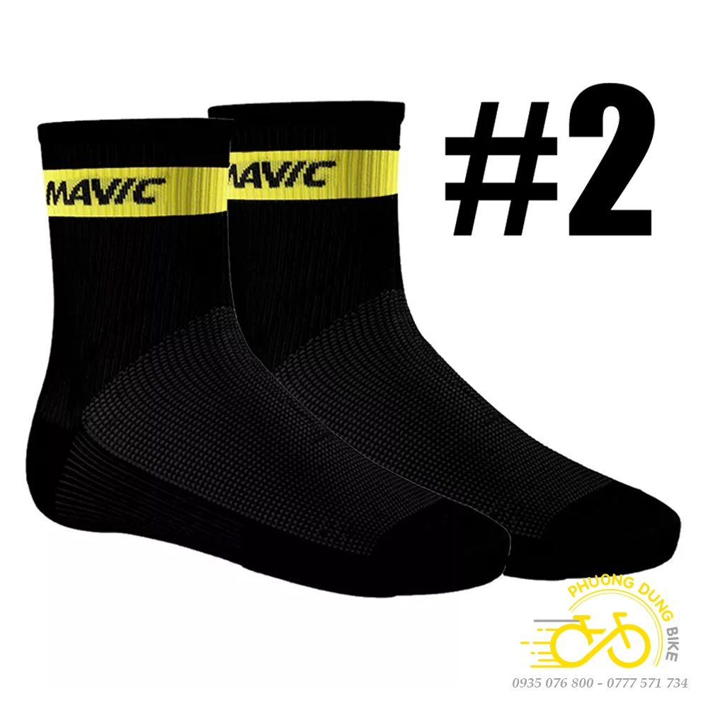 Tất  chân thể thao đi xe đạp MAVIC 02