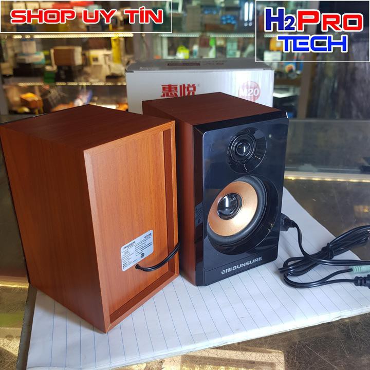 Loa Vỏ Gỗ - Loa Vi Tính M20 - Đôi Loa Vi Tính Sunsure M20 - Speaker Sunsure M20