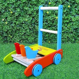 Xe tập đi con gà❣️FREE SHIP❣️Xe gỗ hỗ trợ bé biết đi sớm