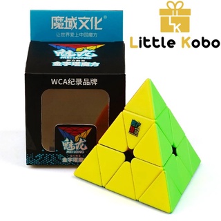 Đồ chơi Rubik MoYu MeiLong MFJS hình tam giác không có miếng dán